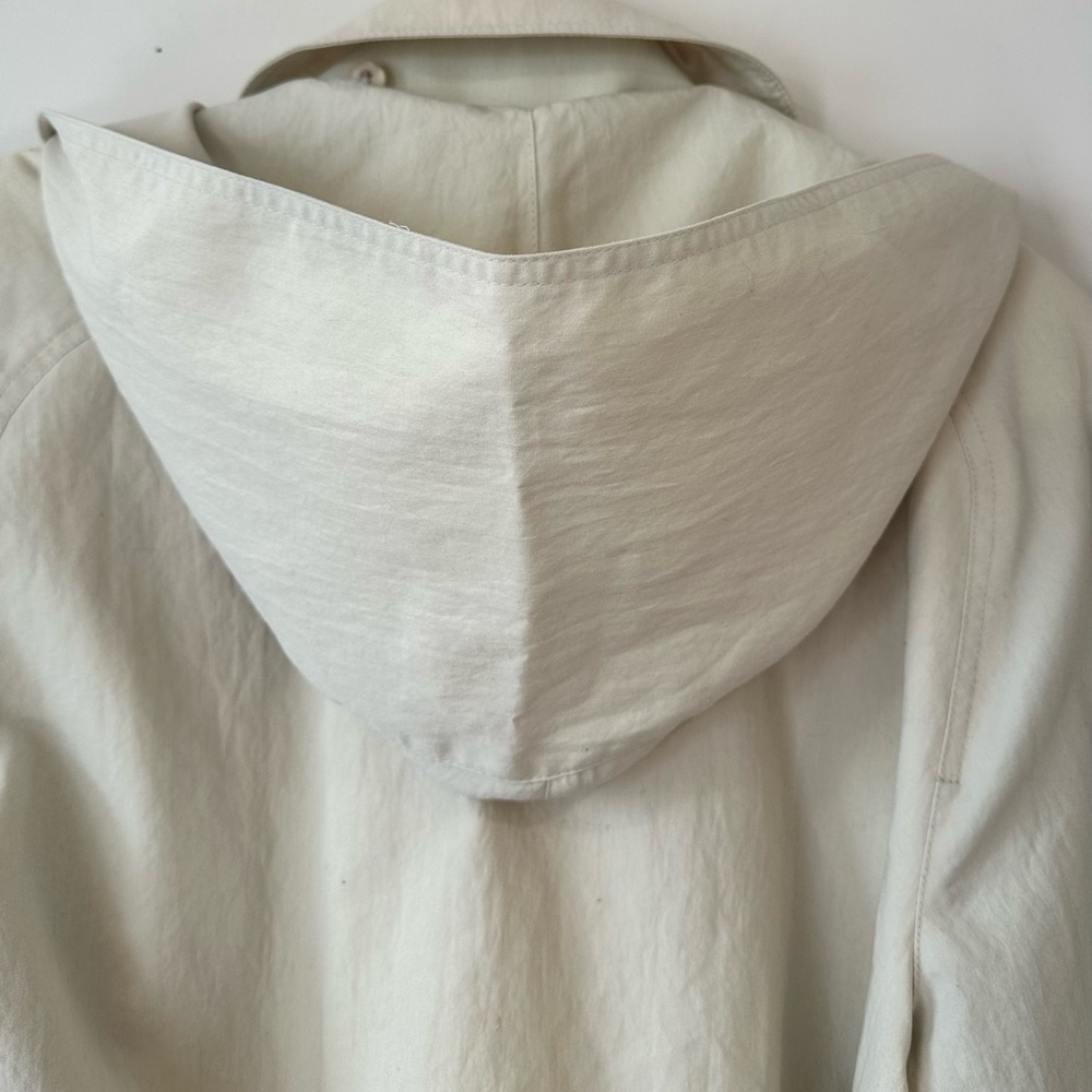 Vintage 70's-80's London Fog Trench Coat Beige Women’s 8 Reg Union Made - Picture 3 of 5